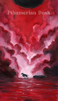 Burden (Berserk), oil on board, 2026