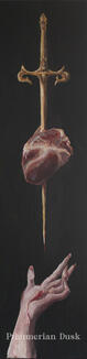 Grief, acrylics on board, 2024
